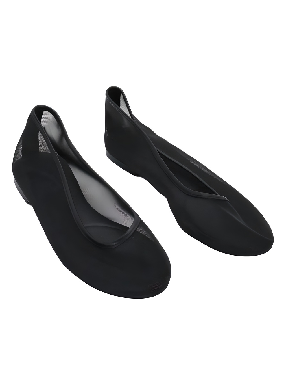 Lauren Ralph Lauren Jayna 4 Black Mesh Ballet Flats Size 5B